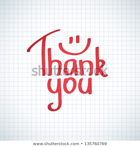 Foto d'archivio: Thank You Text On Notepad