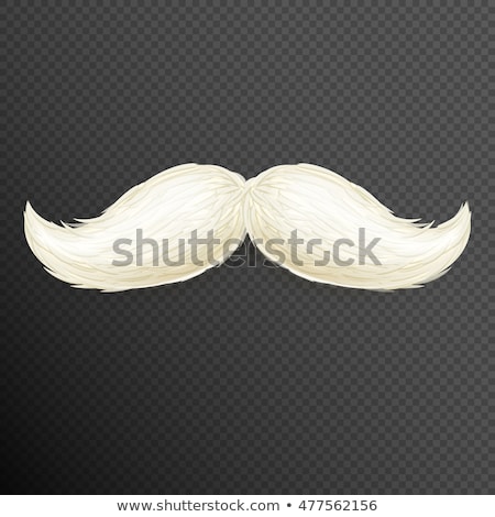 [[stock_photo]]: White Santa S Moustache Eps 10