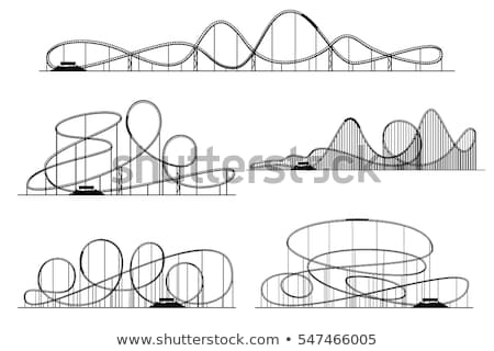 Stock photo: Roller Coaster Ride Icon Vector Outline Illustration