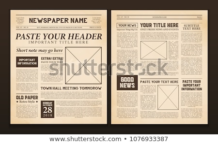 Foto stock: Background Of Old Vintage Newspapers