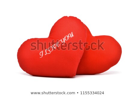 Stok fotoğraf: The Two Red Valentines Pillows