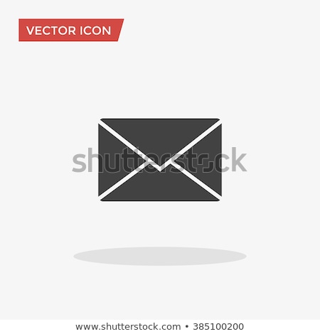 Stock fotó: j · üzenet · boríték · ikon · - · vektor-illusztráció