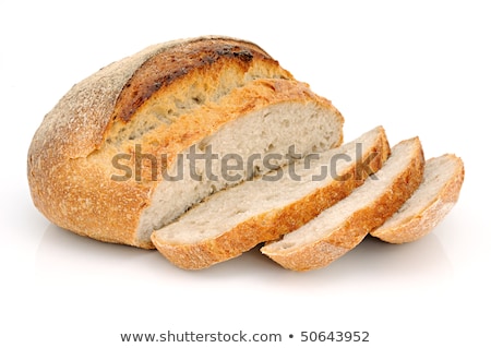 Foto stock: Bread From Rye And Wheat Flour Of Rough Grinding