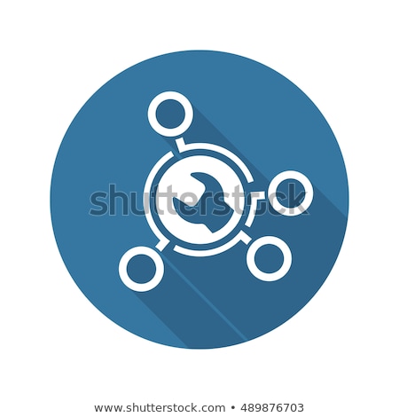 Stockfoto: Advanced Repair Solutions Icon Flat Design