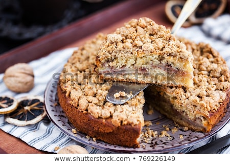 Stock photo: Apple Crumb Cake