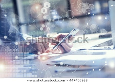 Foto stock: Multitasking Business Technology