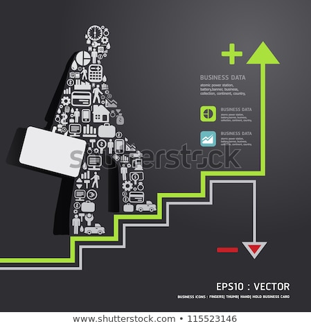 Foto stock: Business Graph Up With Euro Sign