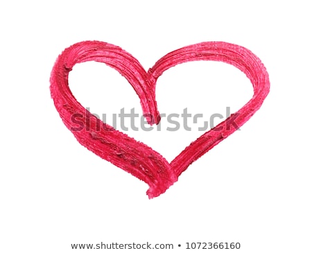 Foto stock: Woman With Red Lipstick And Heart Shaped Shades
