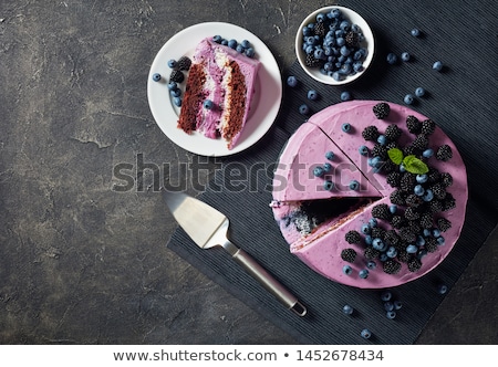 [[stock_photo]]: Tasty Blackberry Cake