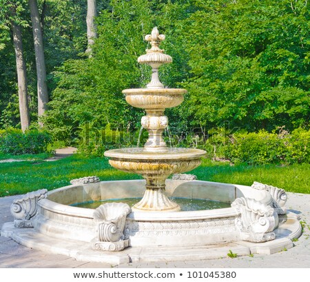 [[stock_photo]]: Fountain Stone Flower Moscow