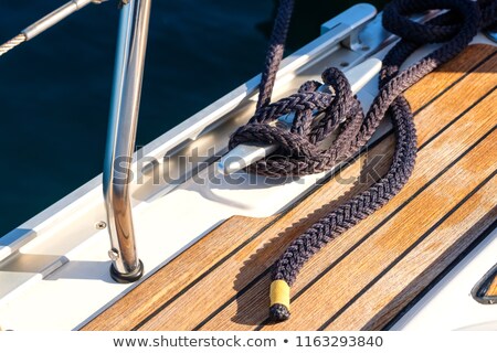 Foto stock: Boat Deck Detail