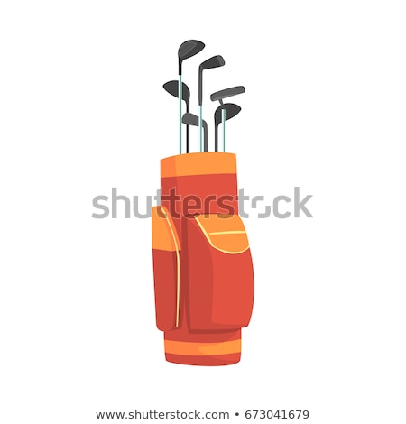 Stock foto: Golf Clubs In Bag On Fairway