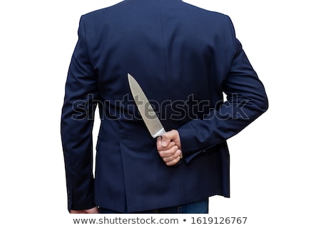 [[stock_photo]]: Man Hold Knife - Aggression