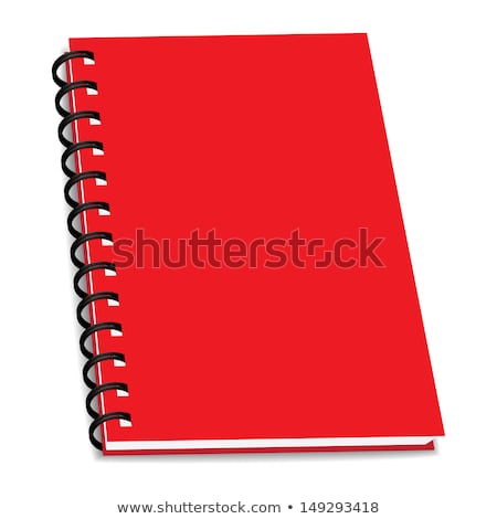 Zdjęcia stock: Stack Of Ring Binder Book Or Notebook Isolated On White