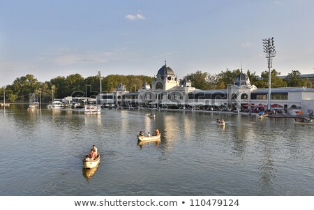 Stock photo: The Newly Renovated Skating Rink Now As Lake In The Main City