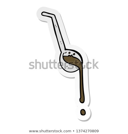 Stock photo: Cartoon Ladle Full Of Gravy