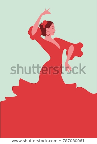 Foto stock: Ailarina · de · flamenco · española