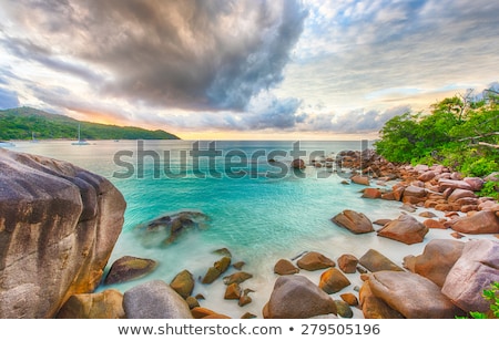 Foto stock: Anse Lazio Beach Praslin Island Seychelles