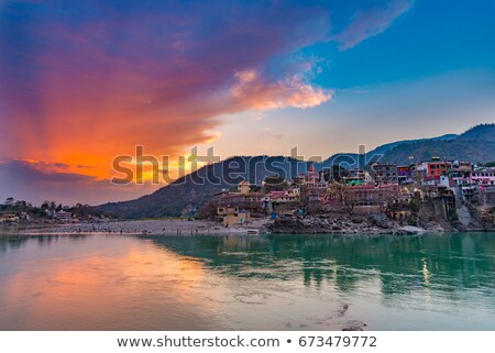 Stockfoto: Clouds Over The Mountains Himalayas Uttarakhand India