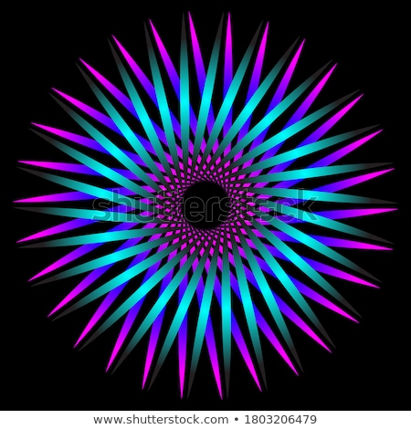 Stock fotó: Fractal Illustration Of Purple Spiral Background Ornament