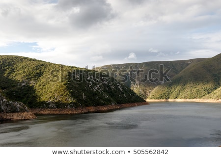 Close Up View  Water Inlet To The Kouga Dam Foto d'archivio © markdescande