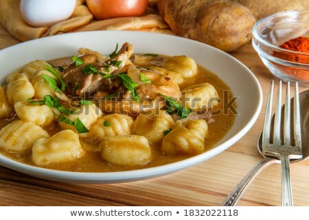 [[stock_photo]]: Cooked Potato Gnocco