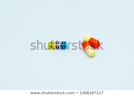 Stock fotó: Pills Inside Uterus Reproductive System Treatment With Pills