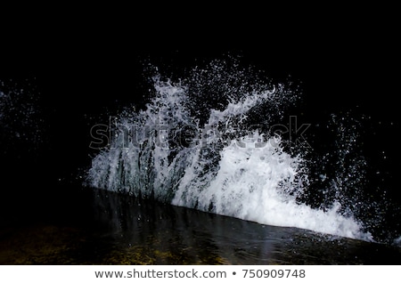 Stok fotoğraf: Waves Of Foam Spray