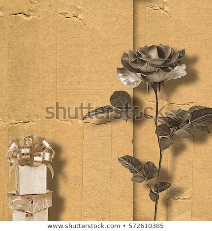 Stok fotoğraf: The Old Grunge Postcard Congratulation To Holiday