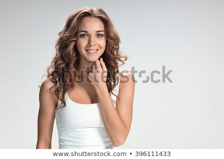 Stock photo: Young Woman Portrait With Ok