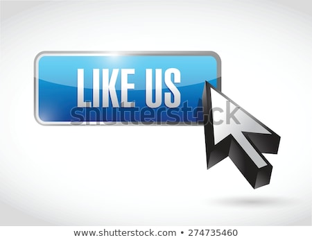 Info Button With A Cursor Illustration Design Over White Stock photo © alexmillos