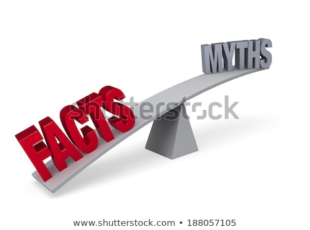 Foto stock: Facts End Myths