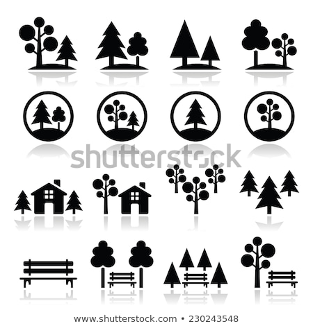 Three Benches In A Park [[stock_photo]] © RedKoala