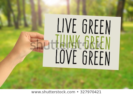 Stockfoto: Think Green Globe Concept