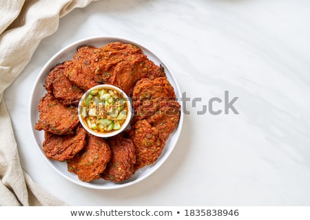 Stock photo: Fried Fish And Sauce
