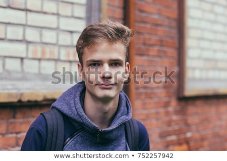 Stok fotoğraf: Portrait Of Teenage Handsome Model