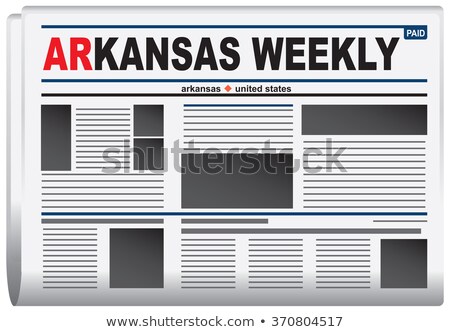 ストックフォト: Arkansas Weekly Newspaper