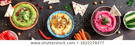 Foto d'archivio: Hummus