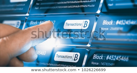 Stock fotó: Financial Transactions With Bitcoin