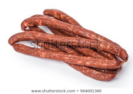 Foto stock: Spicy Smoked Hungarian Sausages