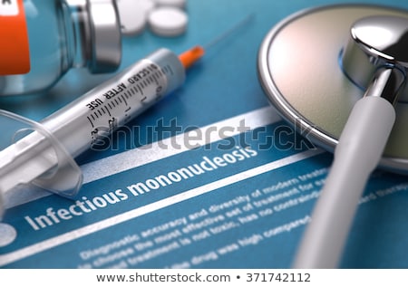 Stockfoto: Diagnosis - Infectious Mononucleosis Medical Concept