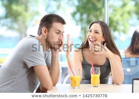 Stockfoto: Man Ignoring Bored Woman