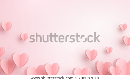 Stock photo: Valentines Day Background With Hearts