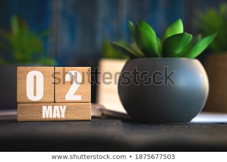 Stock photo: Cubes Calendar 2nd May