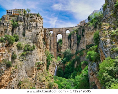 ストックフォト: Puente Nuevo New Bridge Ronda Spain