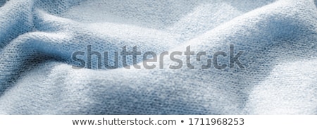 Zdjęcia stock: Premium Blue Fabric Texture Decorative Textile As Background For Interior Design