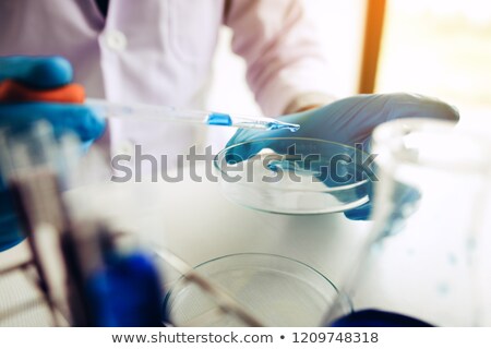 Сток-фото: Scientist Using Pipette To Extract Samples