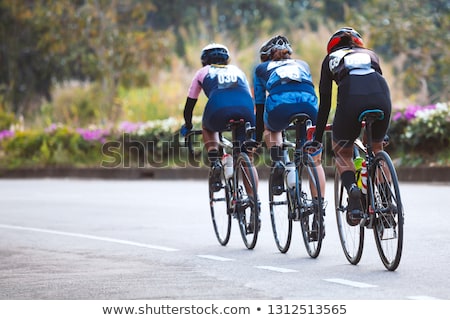 Stock photo: Cyclist At Speed