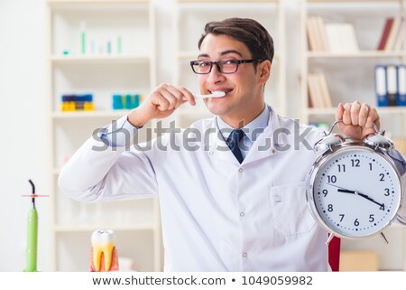 Young Man With Toothbrush And Toothpaste [[stock_photo]] © Elnur