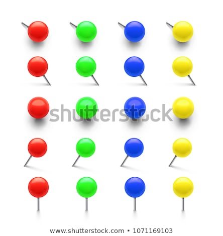 Zdjęcia stock: Red Pushpin On A Cork Board